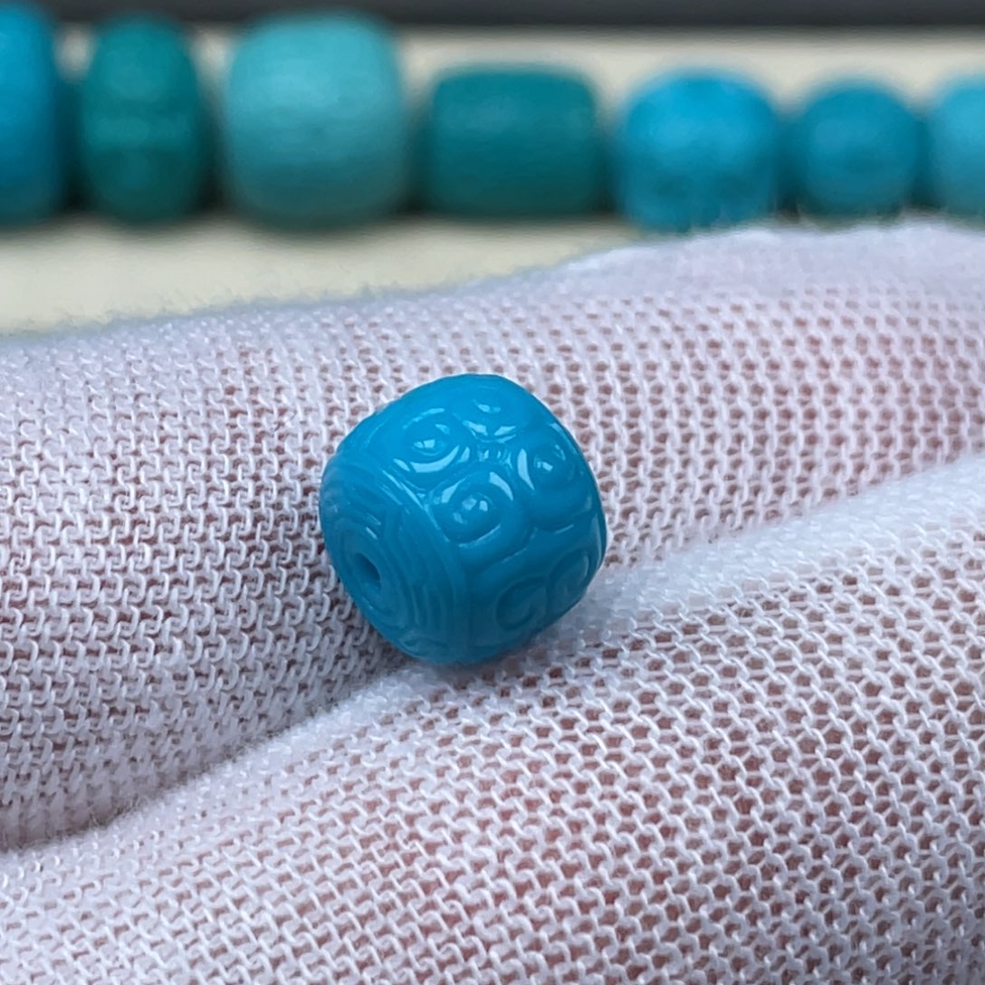 绿松石挂件未镶嵌9.5✖️8.5mm