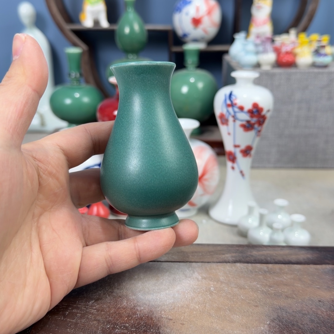 陶瓷手工小花器摆件