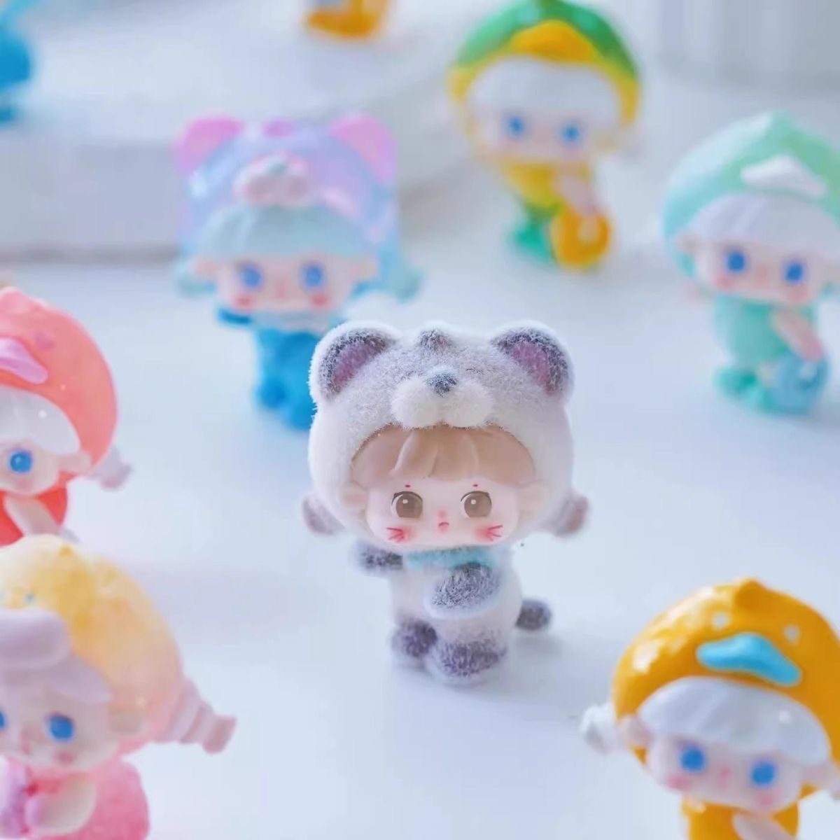 【正版盲盒】糖糖欢乐动物系列萌粒潮玩盲盒手办