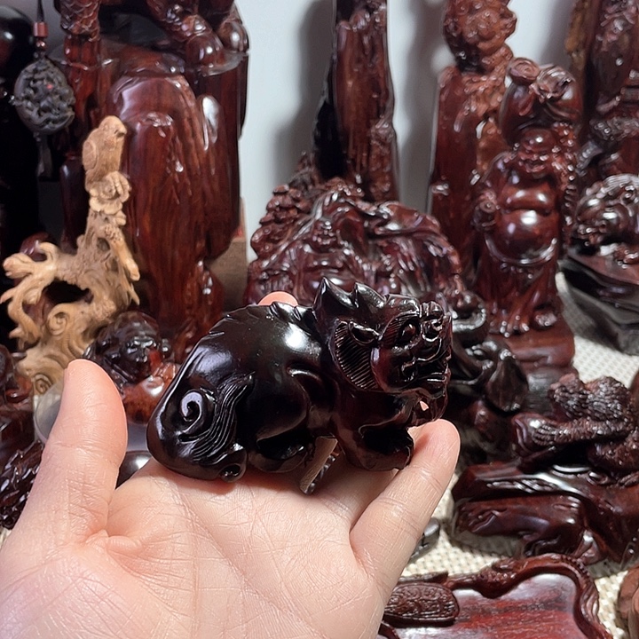 ╰***梦小叶紫檀檀香紫檀貔貅