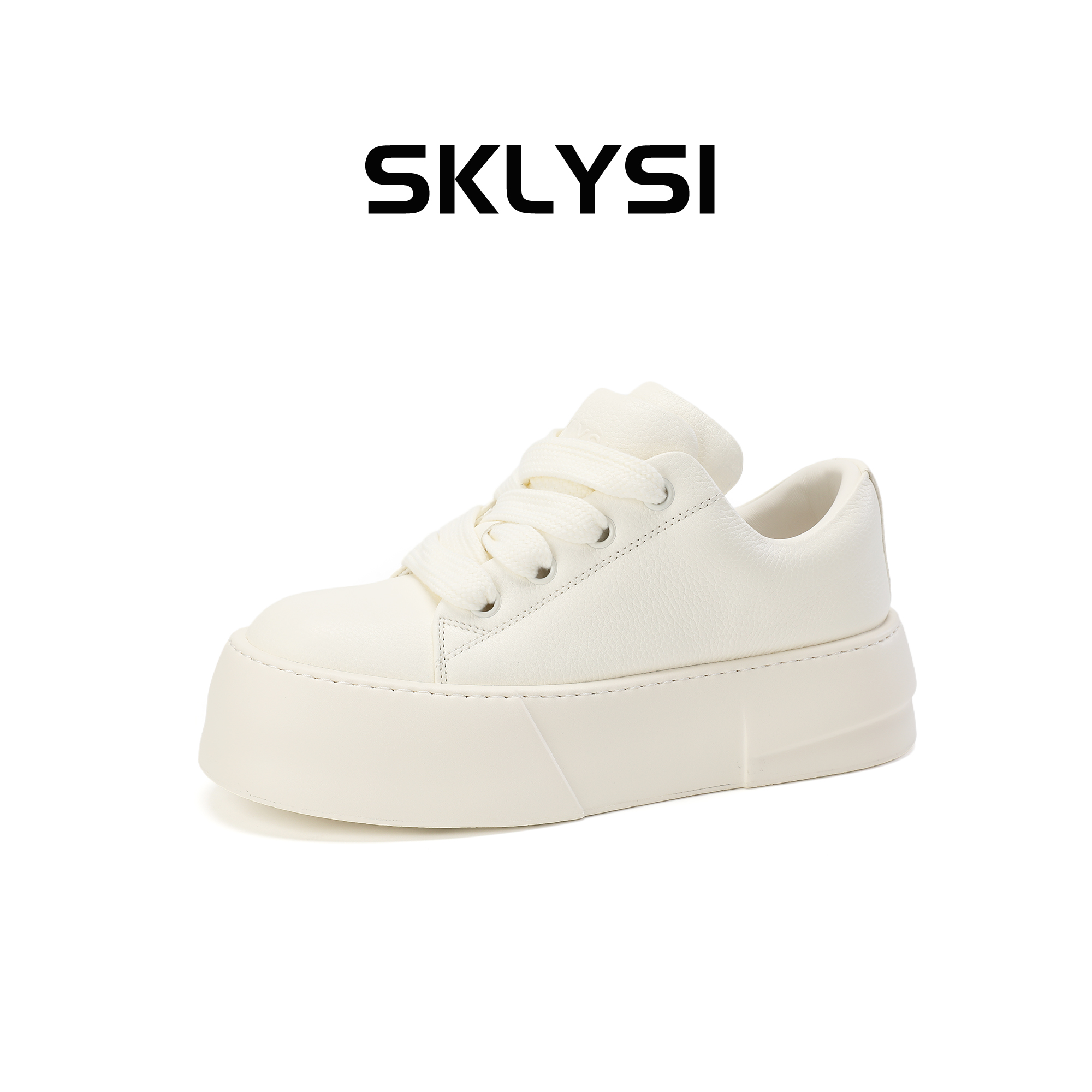 SKLYSI2025明星秀款增高板鞋通用休闲鞋秋冬小白鞋百搭厚底滑板鞋