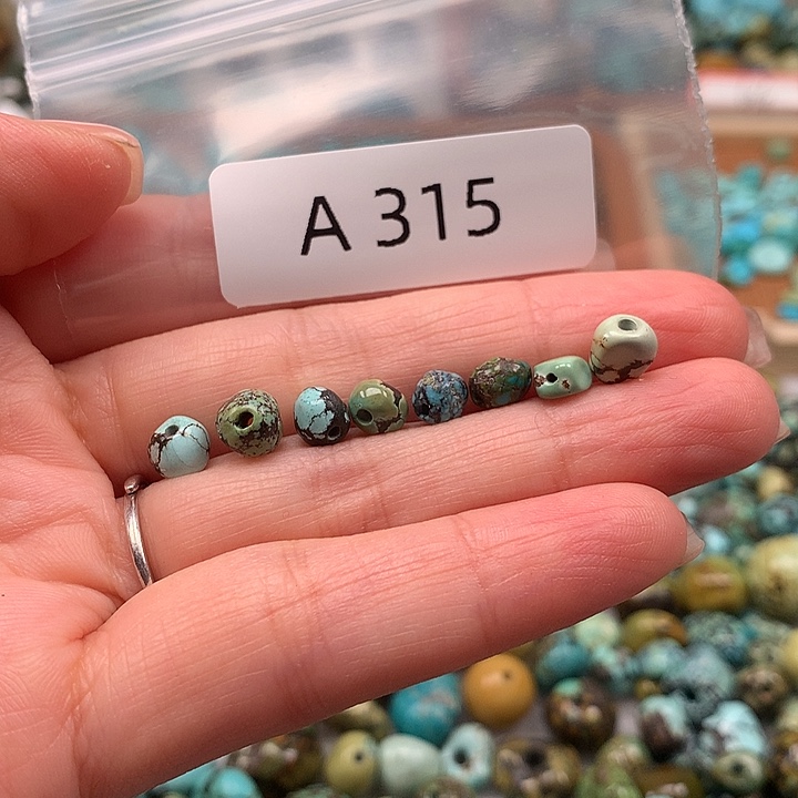 绿松石未镶嵌扣子扣子