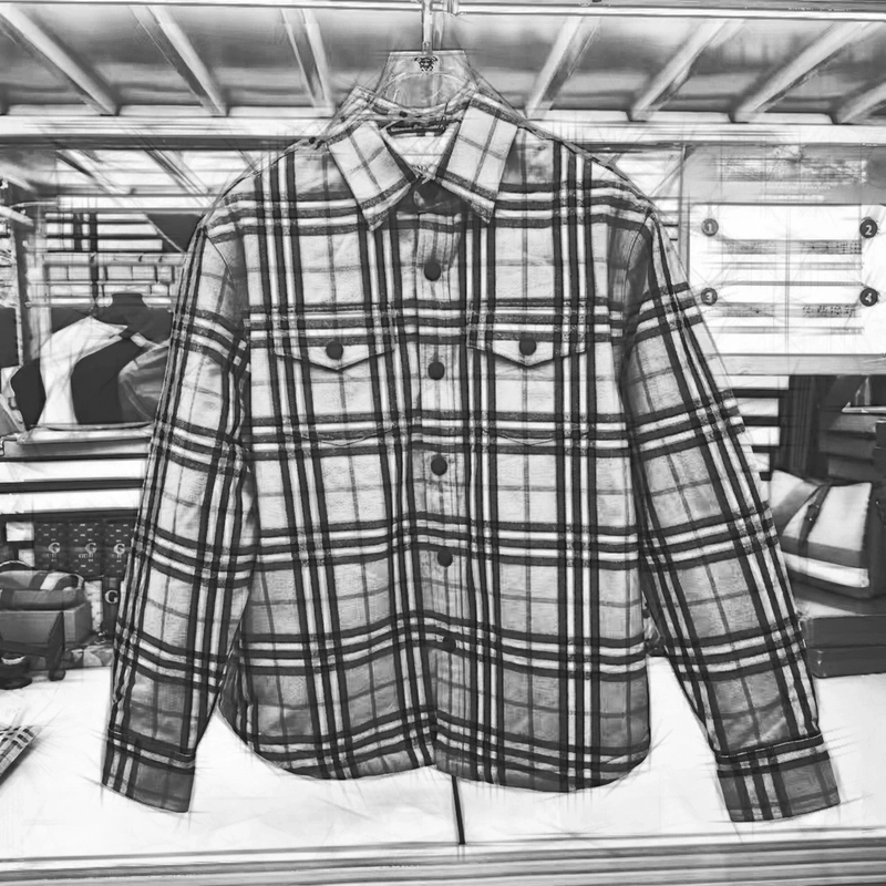 6带防伪码【3529】休闲百搭轻奢秋冬加绒衬衫