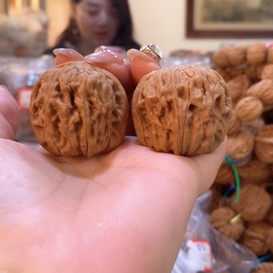 文玩核桃吊坠38芭蕉扇有修