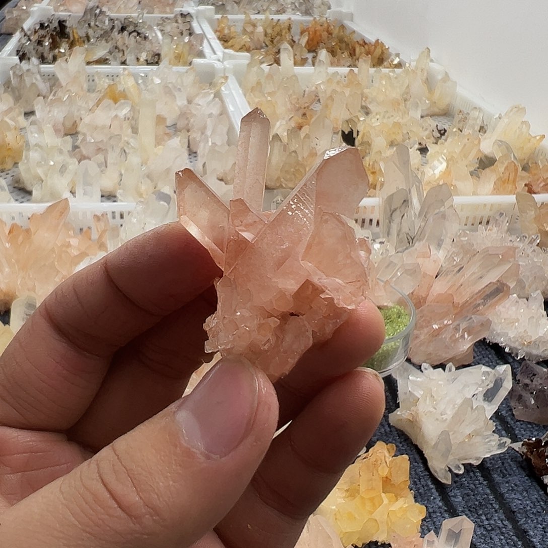 想***圆银S925镶嵌珠宝半成品水晶