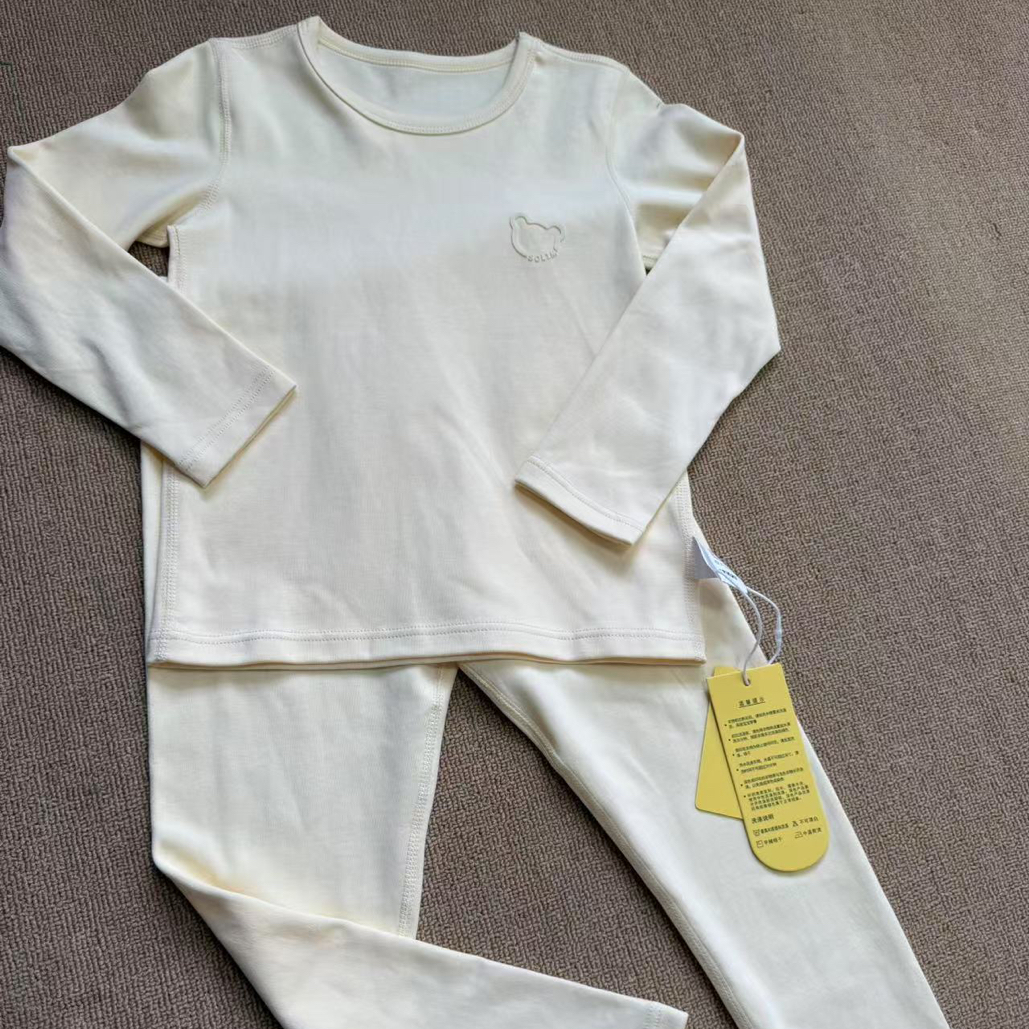 5616 米色熊家居服套装