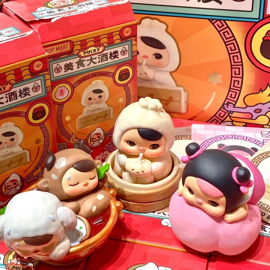 （拆盒）比奇美食系列盲盒潮玩手办