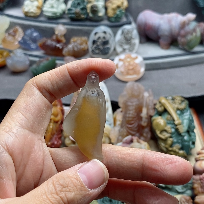 【闪购商品】未镶嵌吊坠定制玛瑙