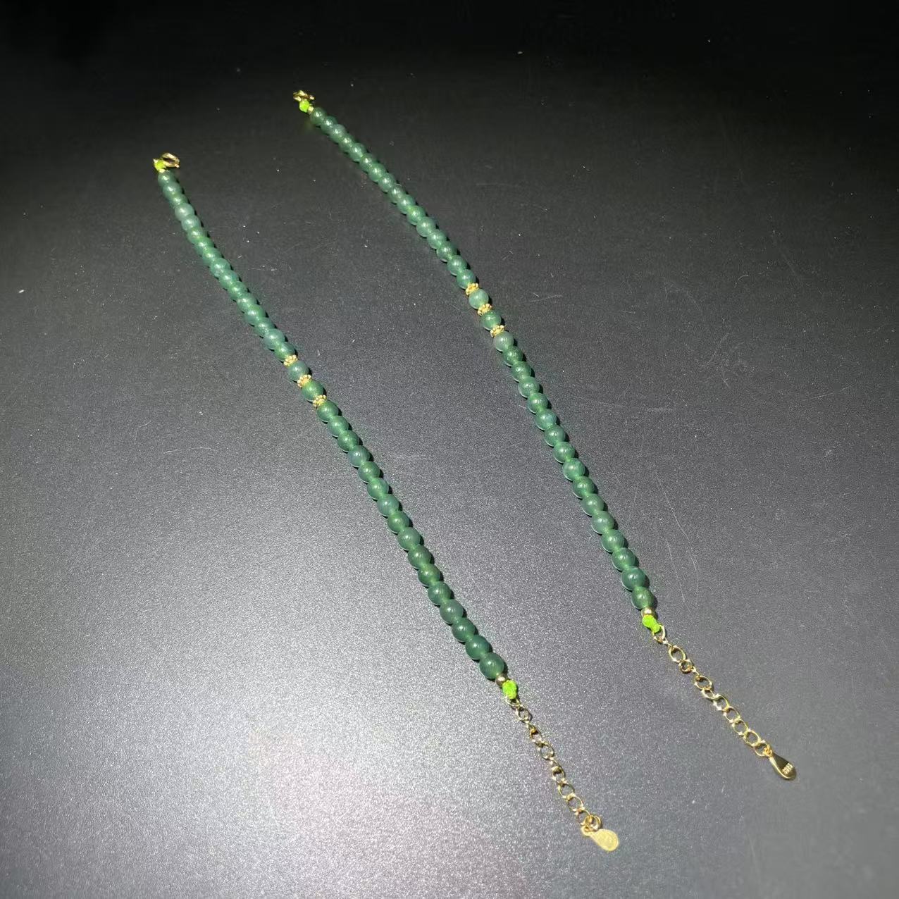 【胖】翡翠DIY手链多样性发其一@k