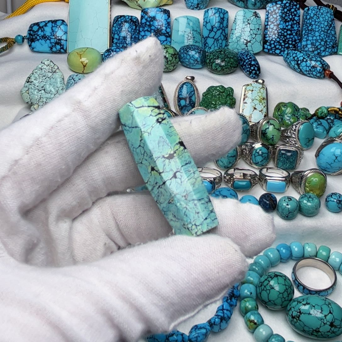 绿松石珠宝奇石未镶嵌