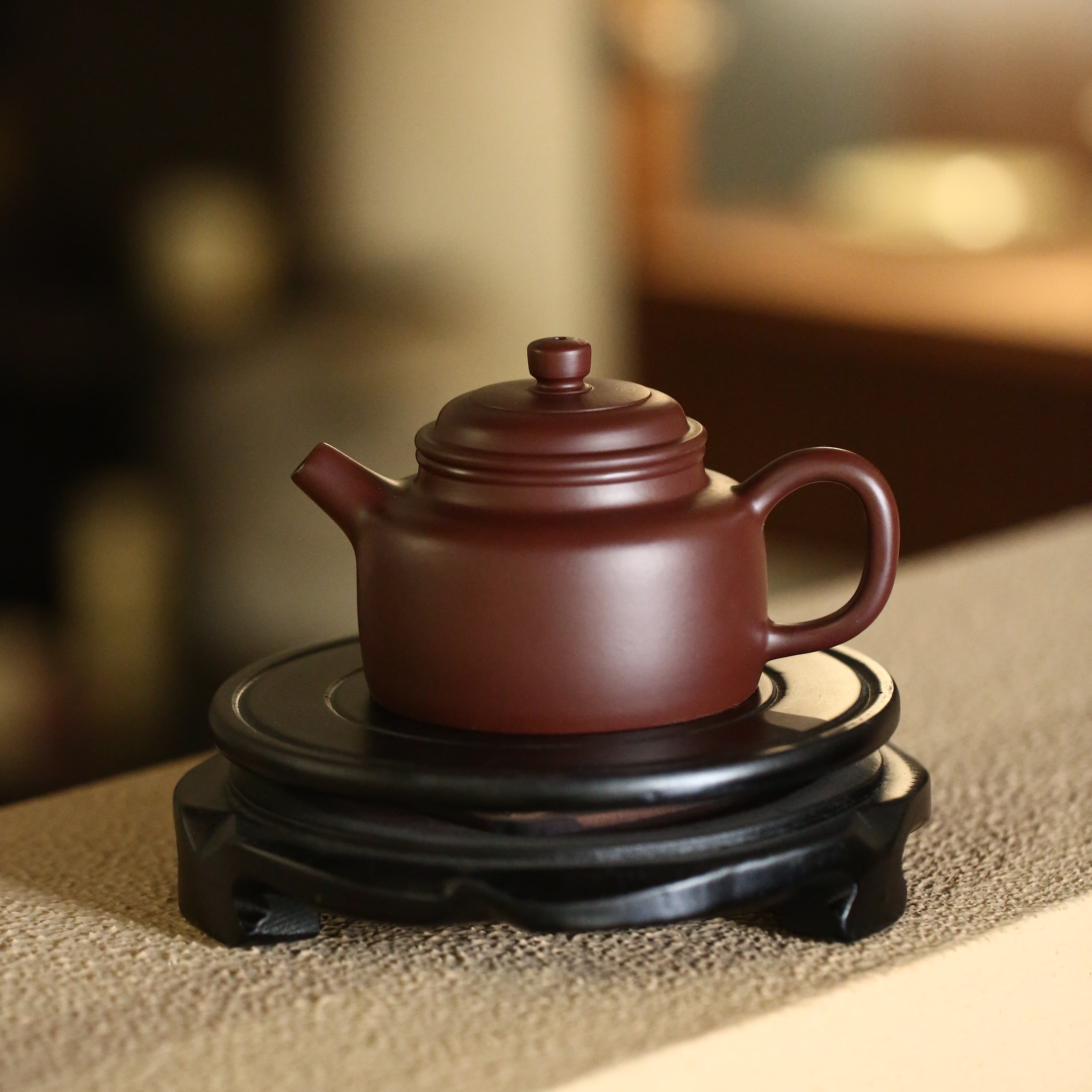 【陶研所专属】德钟 敬砂堂 茄皮紫 200cc 茶壶