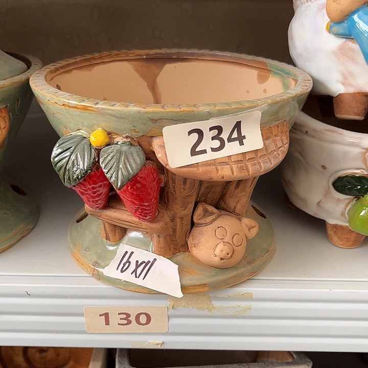 粗陶材质多肉花盆