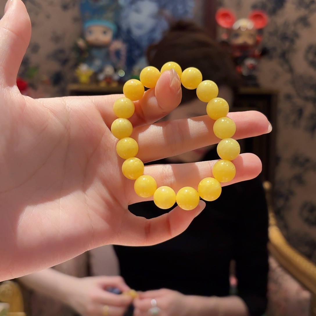 蜜蜡手串未镶嵌手串