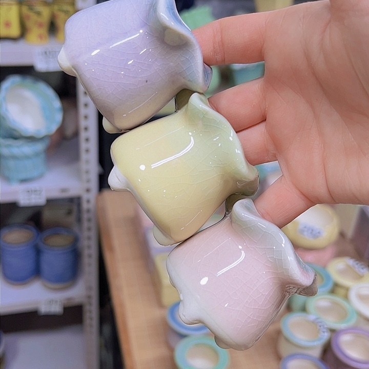 红陶陶瓷花盆当场满12包邮