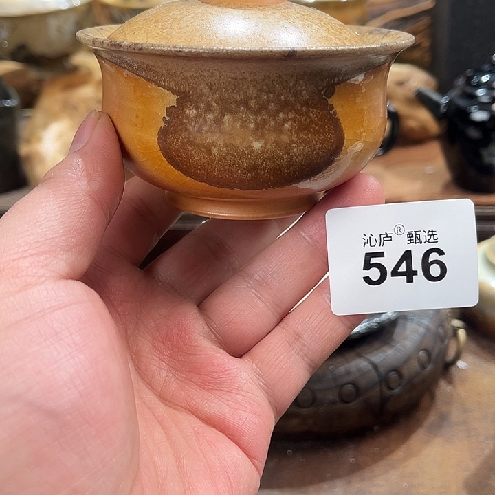 沁庐柴窑古法柴烧全手工茶具