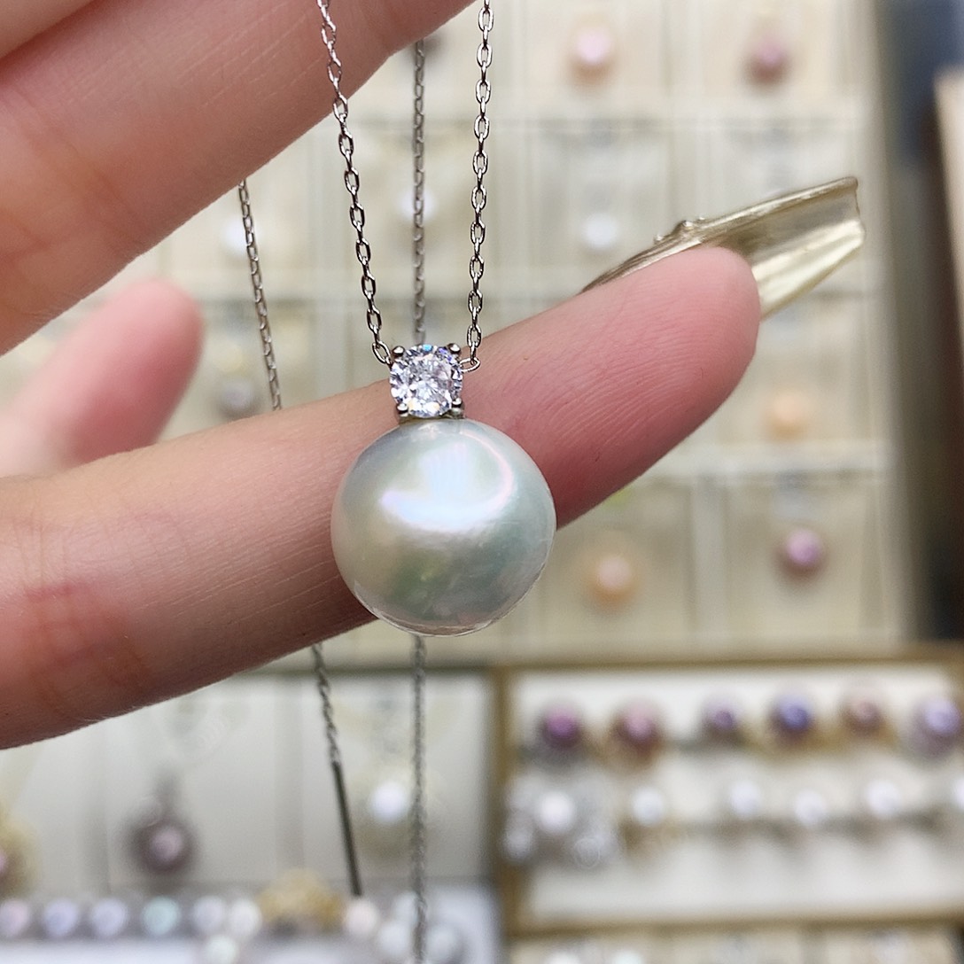 淡水珍珠颈饰合金