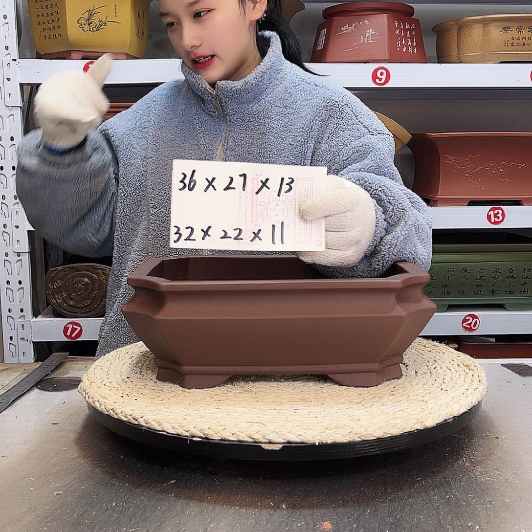 紫砂花盆紫砂花盆