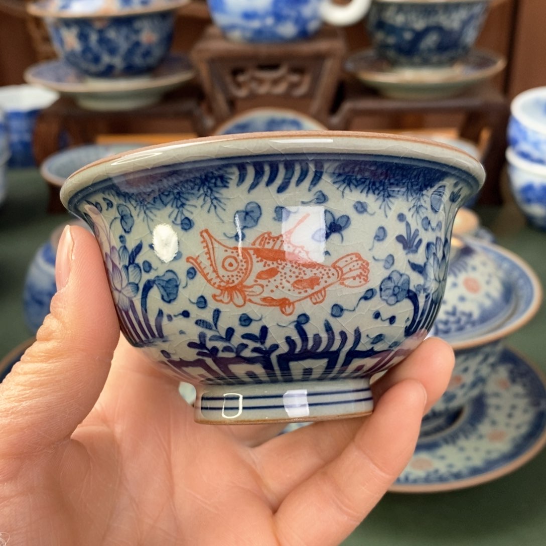 杯景德镇陶瓷手工手绘