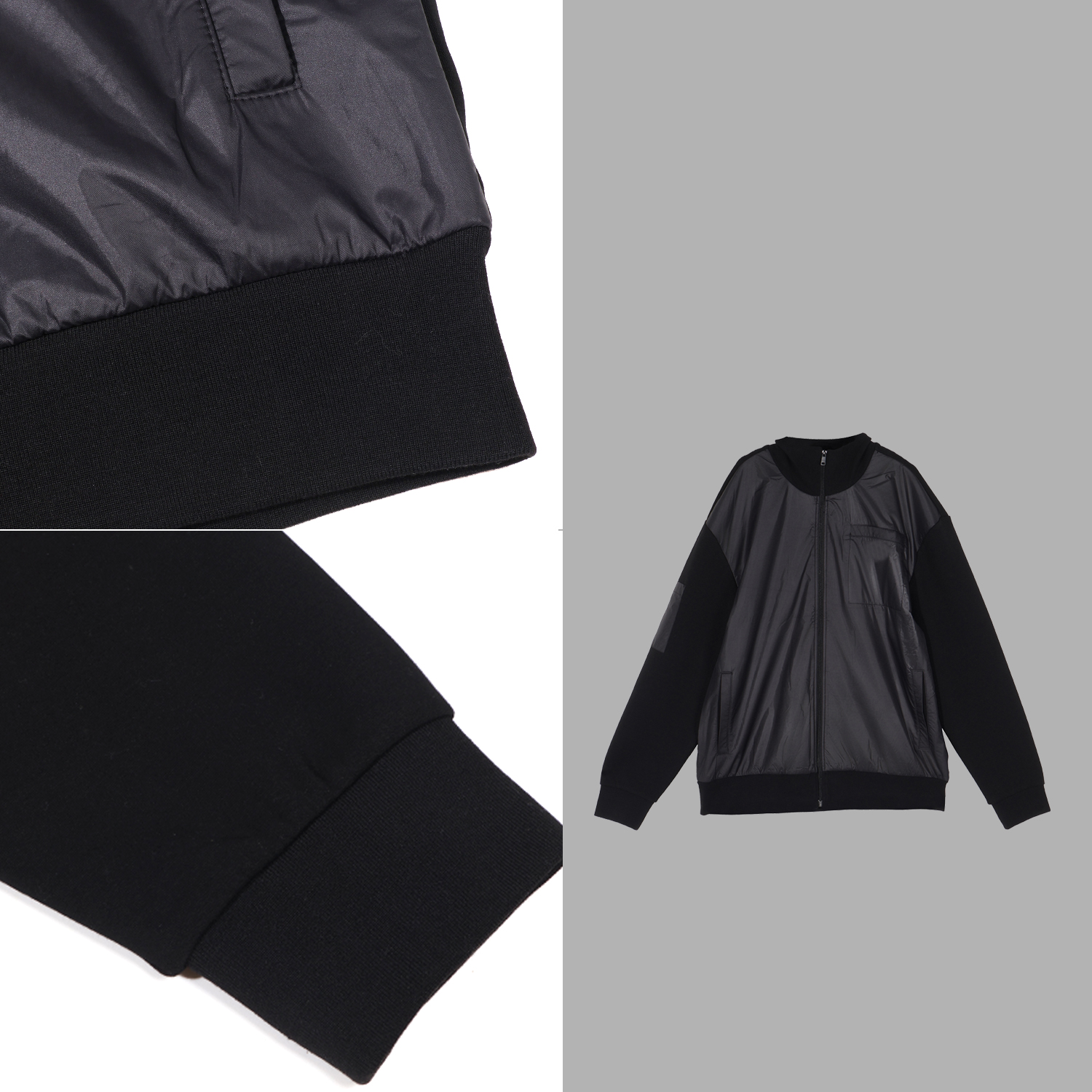 凯特丝蓓3107#【拼接】倒三角拼接棒球服外套男女同款