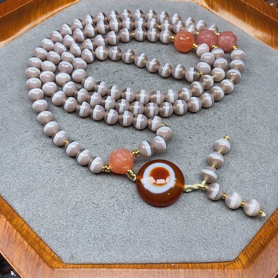 我***个玛瑙/玉髓未镶嵌手链