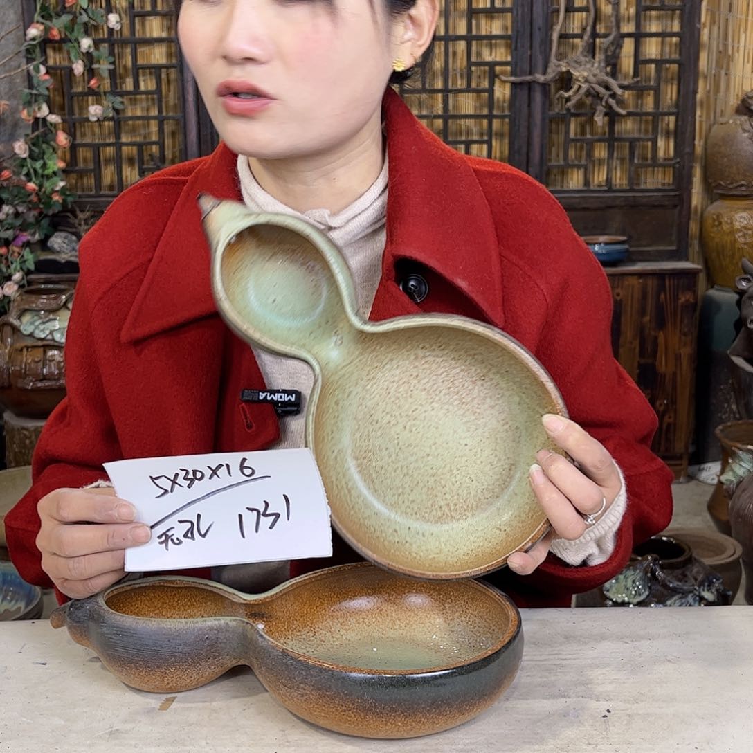 紫砂花盆美美美美