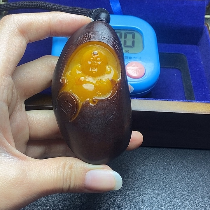 和田玉挂件未镶嵌项*波N