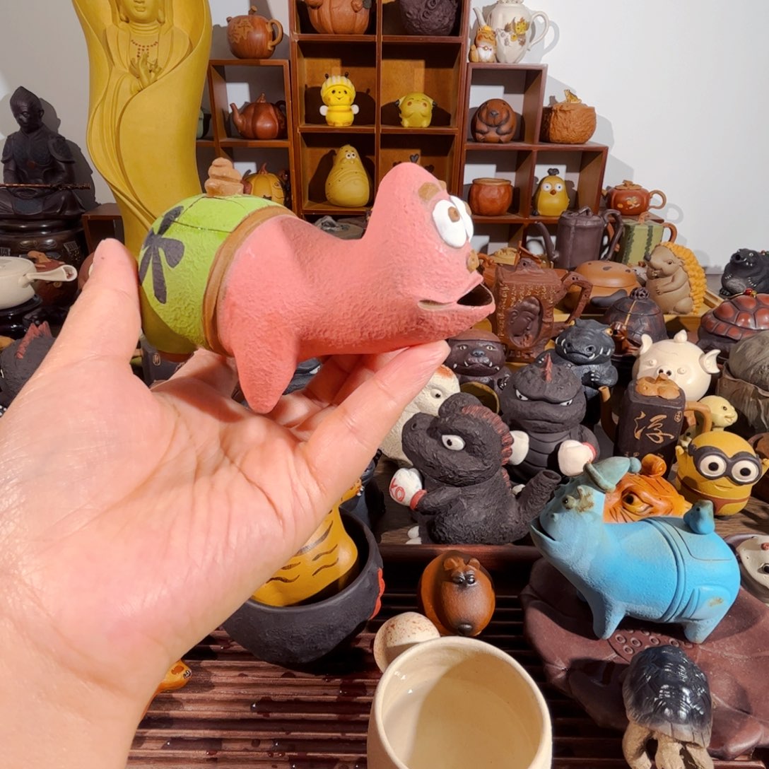 紫砂茶壶S****.纯手工制作过程非常