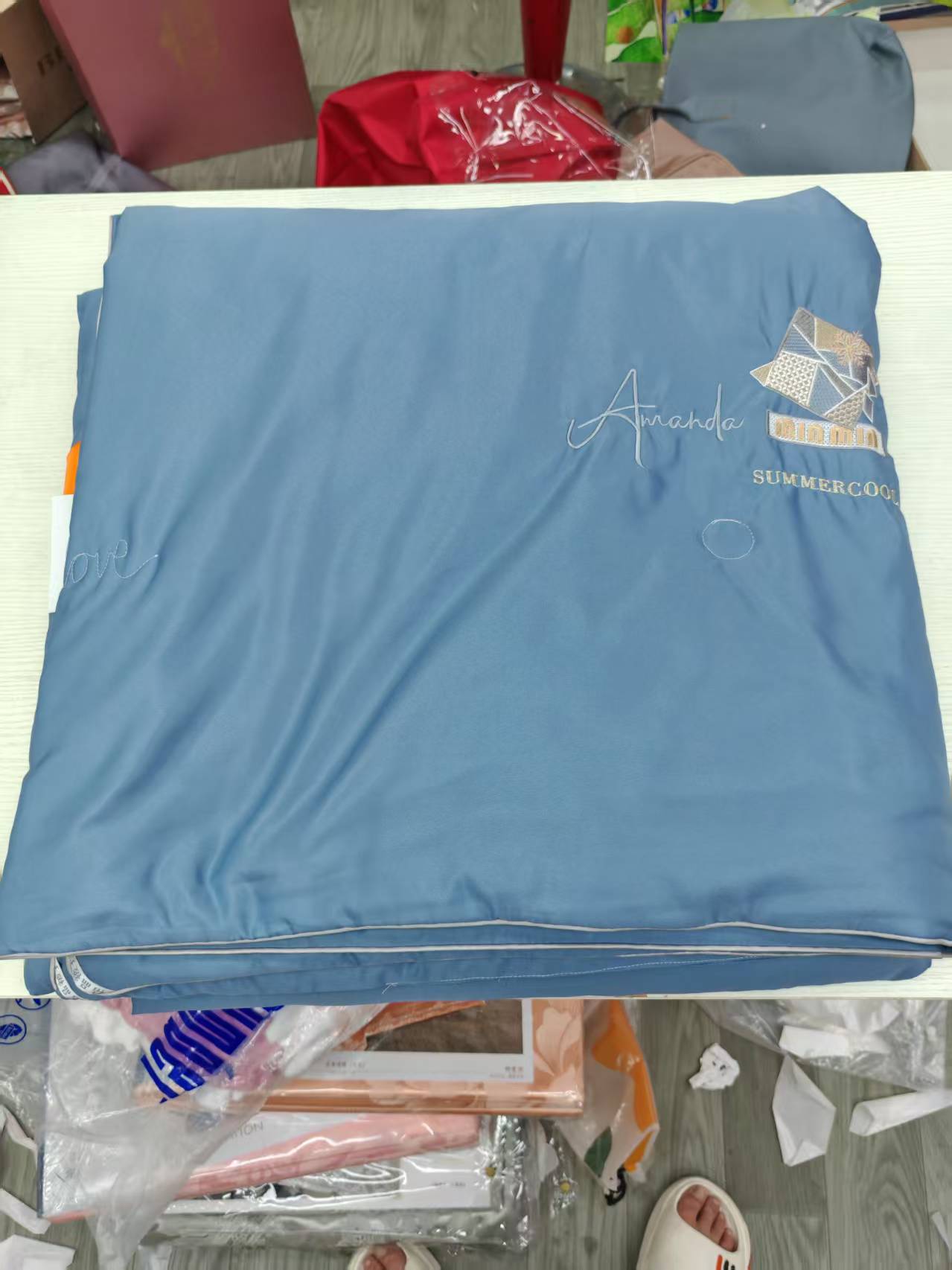 【品牌尾单】高端四件套夏被品牌尾单清仓处理 尾单-夏被