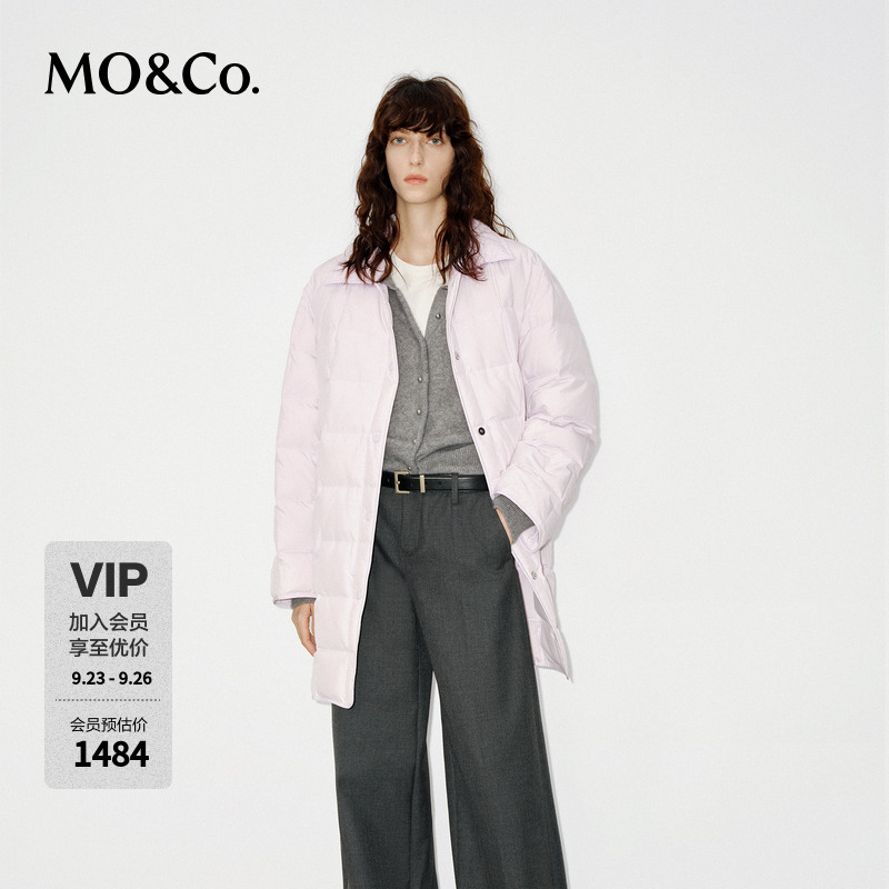 MOCO羽绒服冬绒子含量90%防风防水轻暖外套MBD4EIN023
