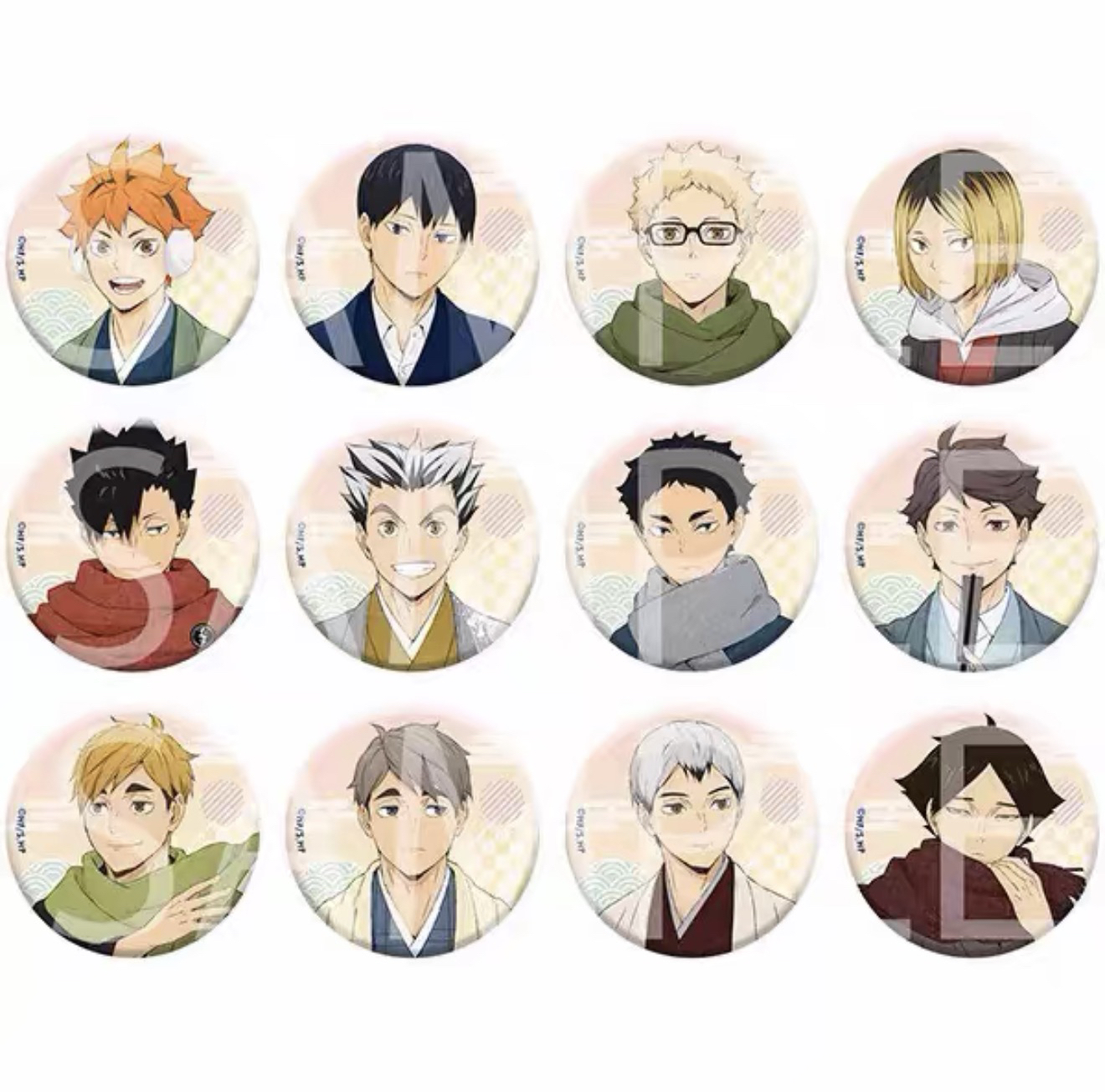 【日谷】排球少年 冬日和服吧唧默认代拆（拆开不退）