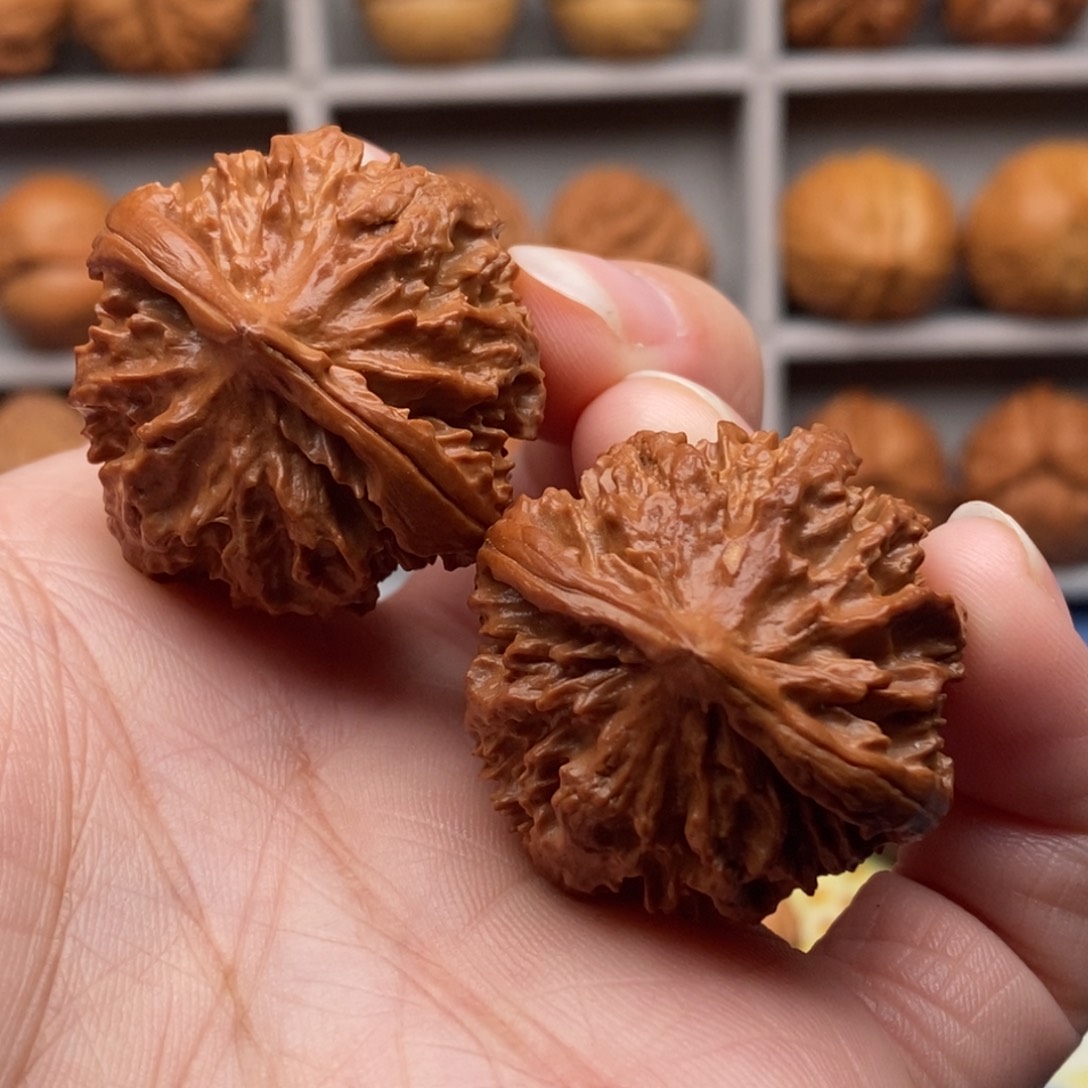 把件文玩核桃珊瑚纹