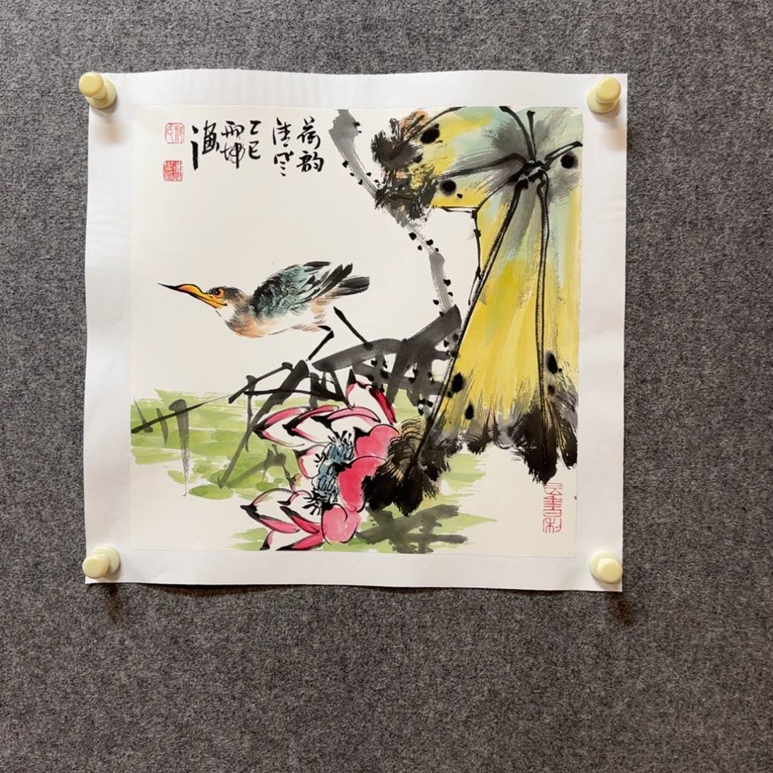 国画邢坤老师手绘作品