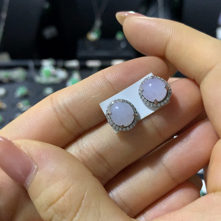 翡翠银S925镶嵌戒指