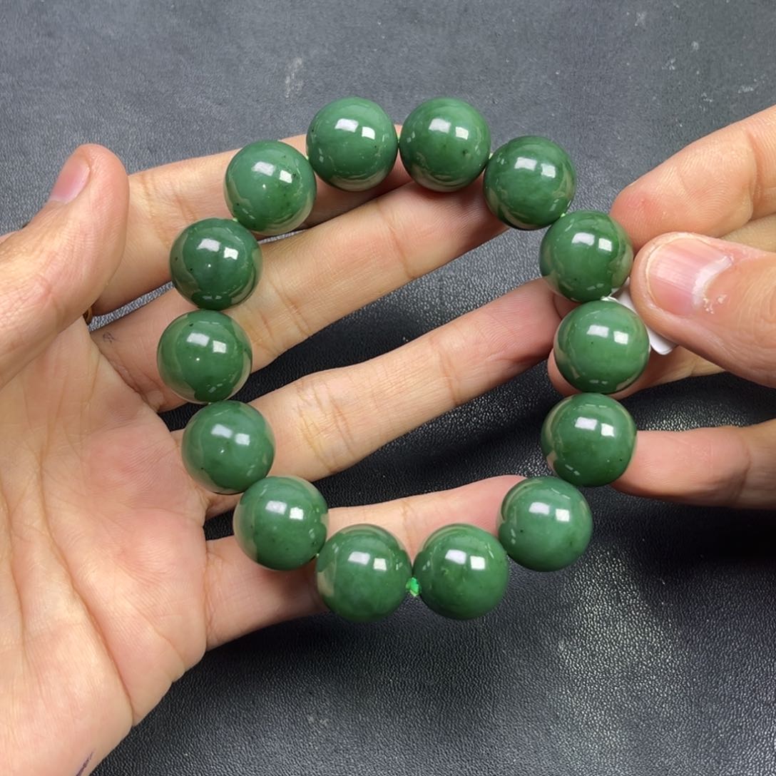 和田玉手链未镶嵌多样性拍一发一俄罗斯碧玉卡16