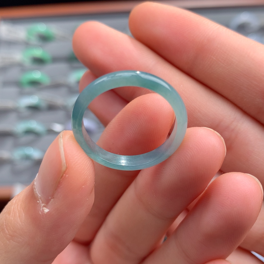 翡翠戒指未镶嵌天然21