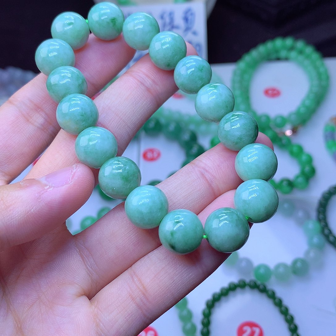 翡翠毛衣链未镶嵌卡12