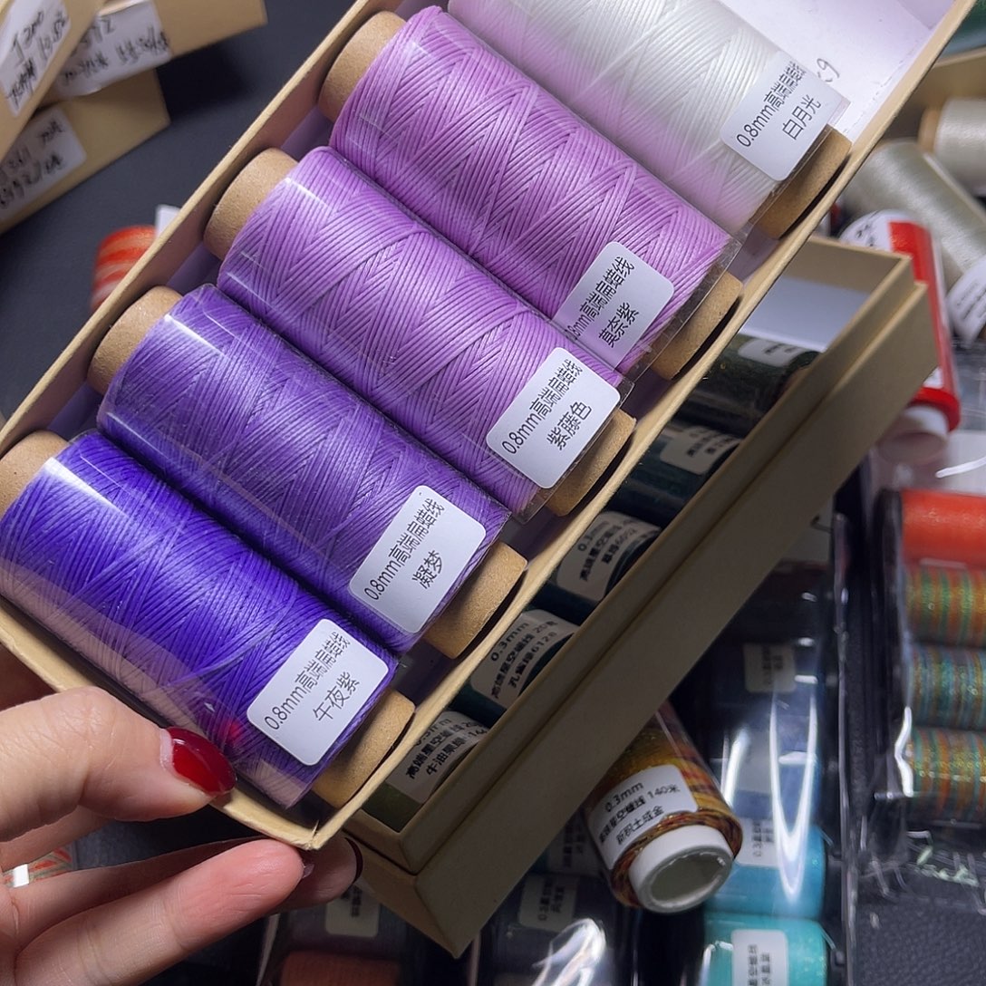 0.8扁蜡紫色系5色