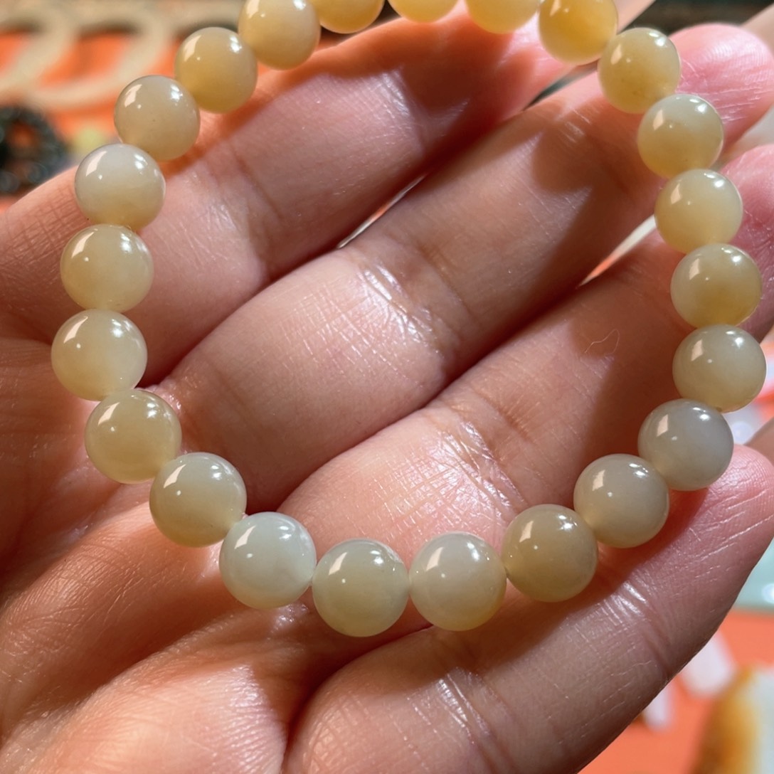 和田玉手链未镶嵌