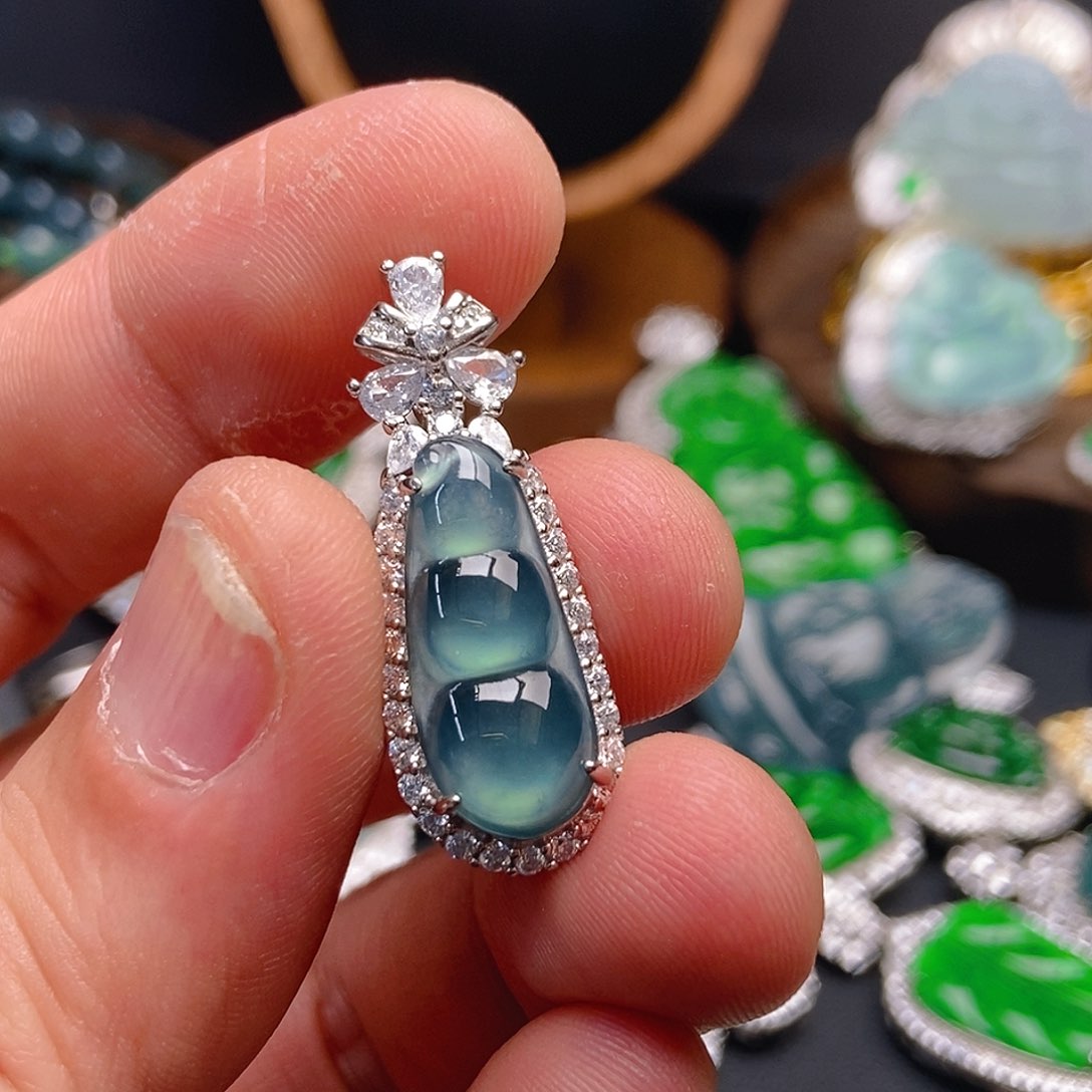 翡翠吊坠(不含链)未镶嵌898吊坠