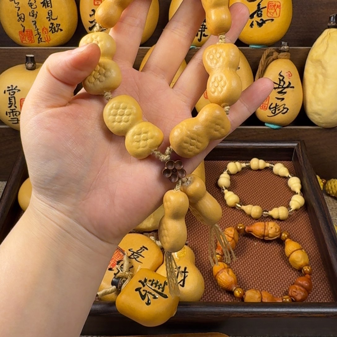 南***员自己家做的葫芦手持