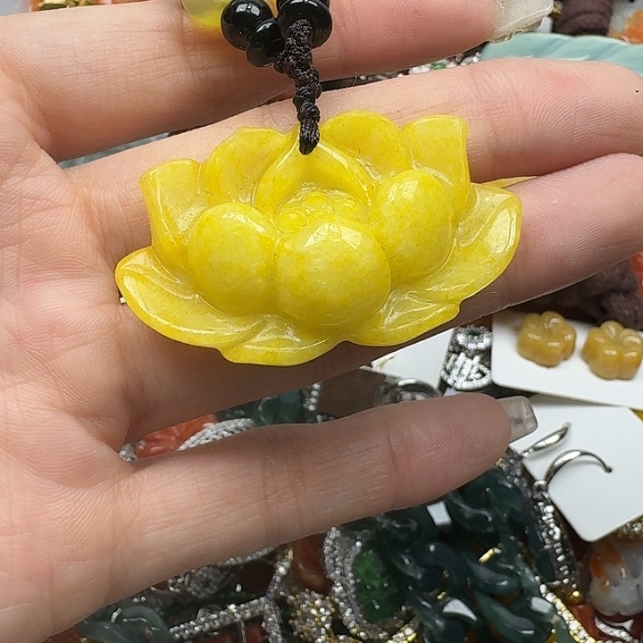 翡翠未镶嵌项链翡翠