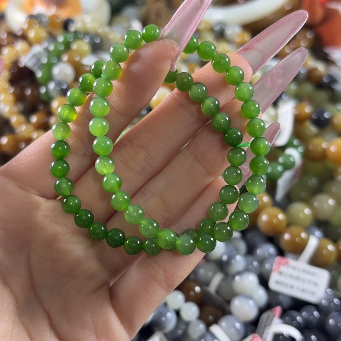 玖****和田玉未镶嵌手链214