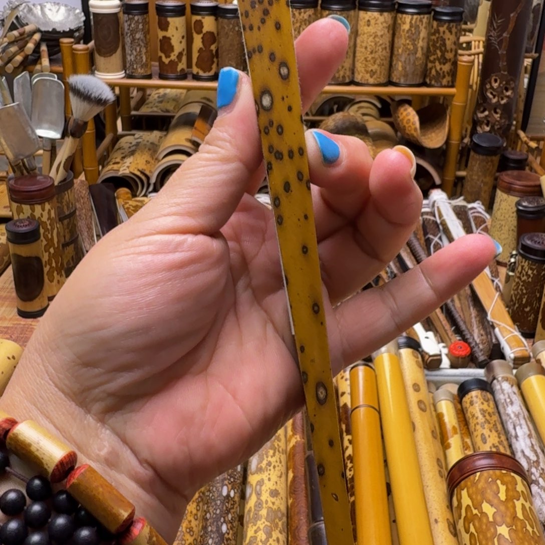 侠***哥老梅鹿竹折扇大哥拍下