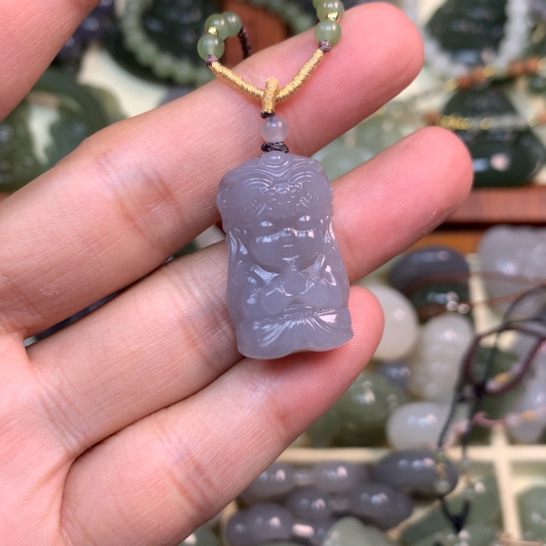 【闪购商品】颈饰未镶嵌和田玉