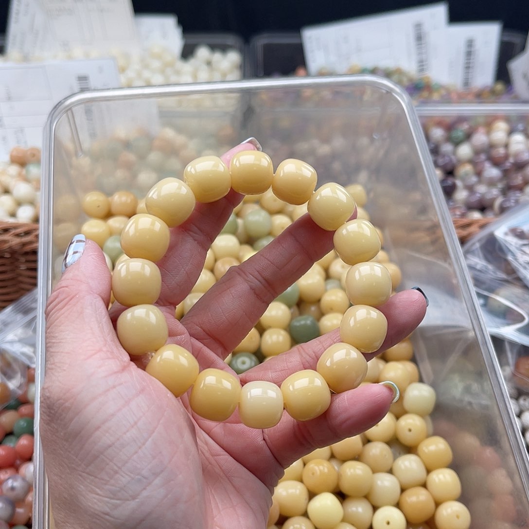 白玉菩提吊坠Q/14mm/55颗