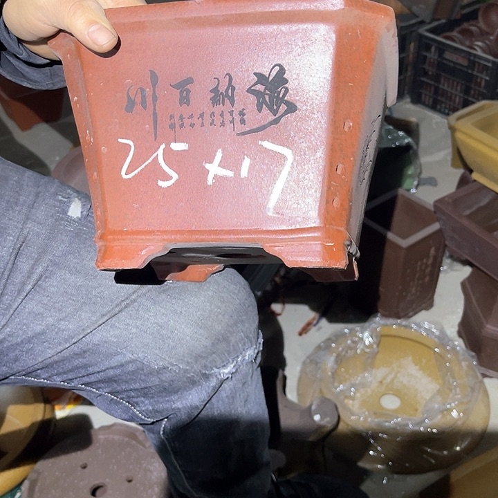 紫砂花盆紫砂等传统