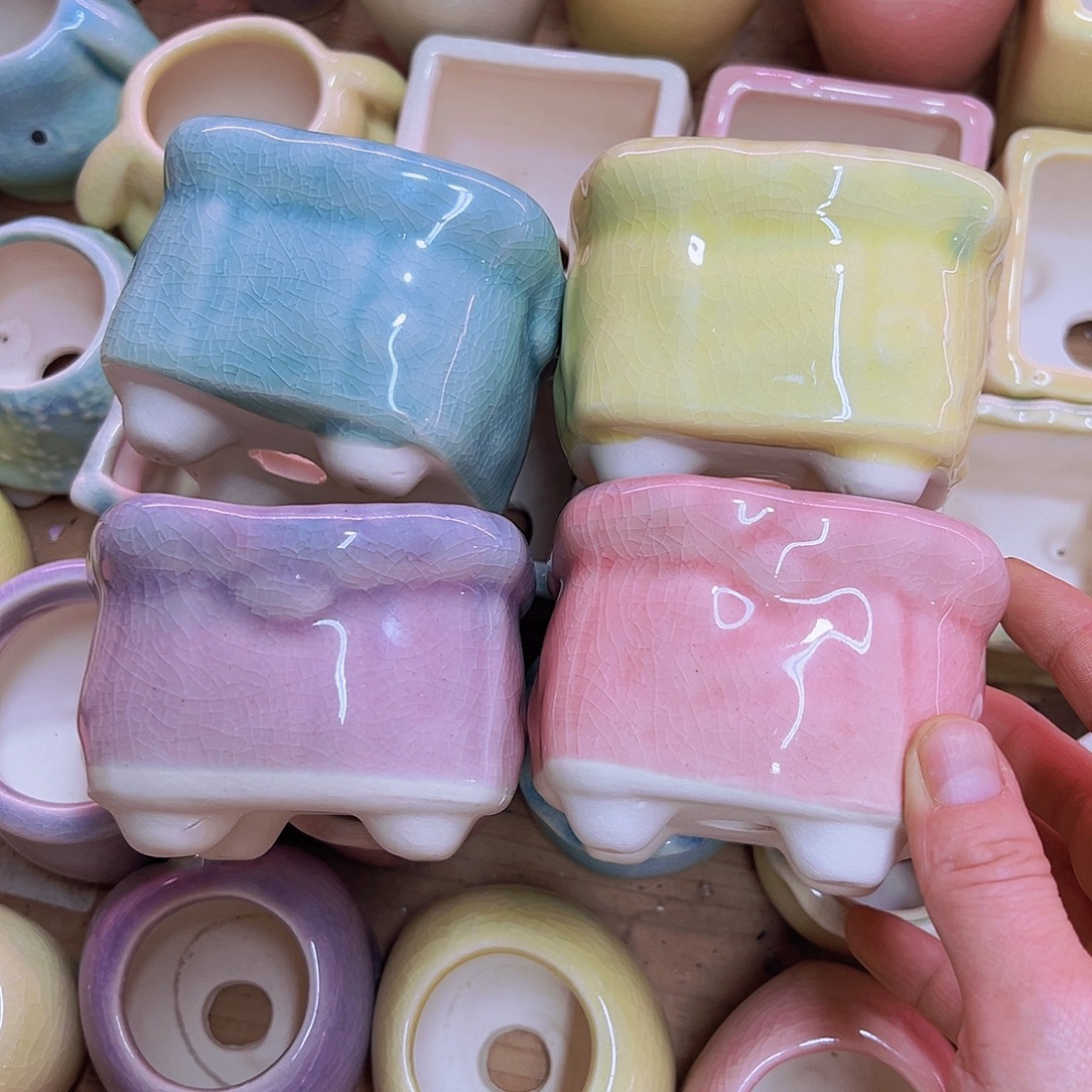 陶瓷花盆当场凑满12包邮