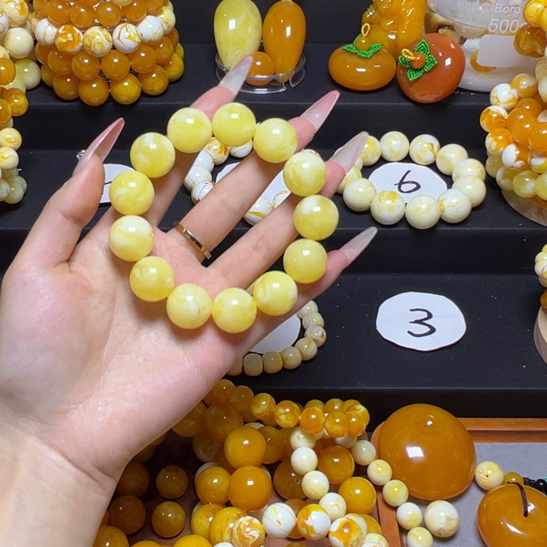 四***子18mm全品无暇手串