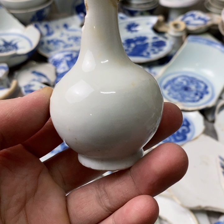 瓷片现代瓷器青花瓷片