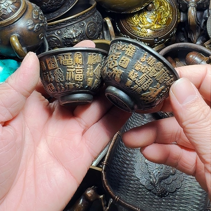 铜器摆件收收藏藏